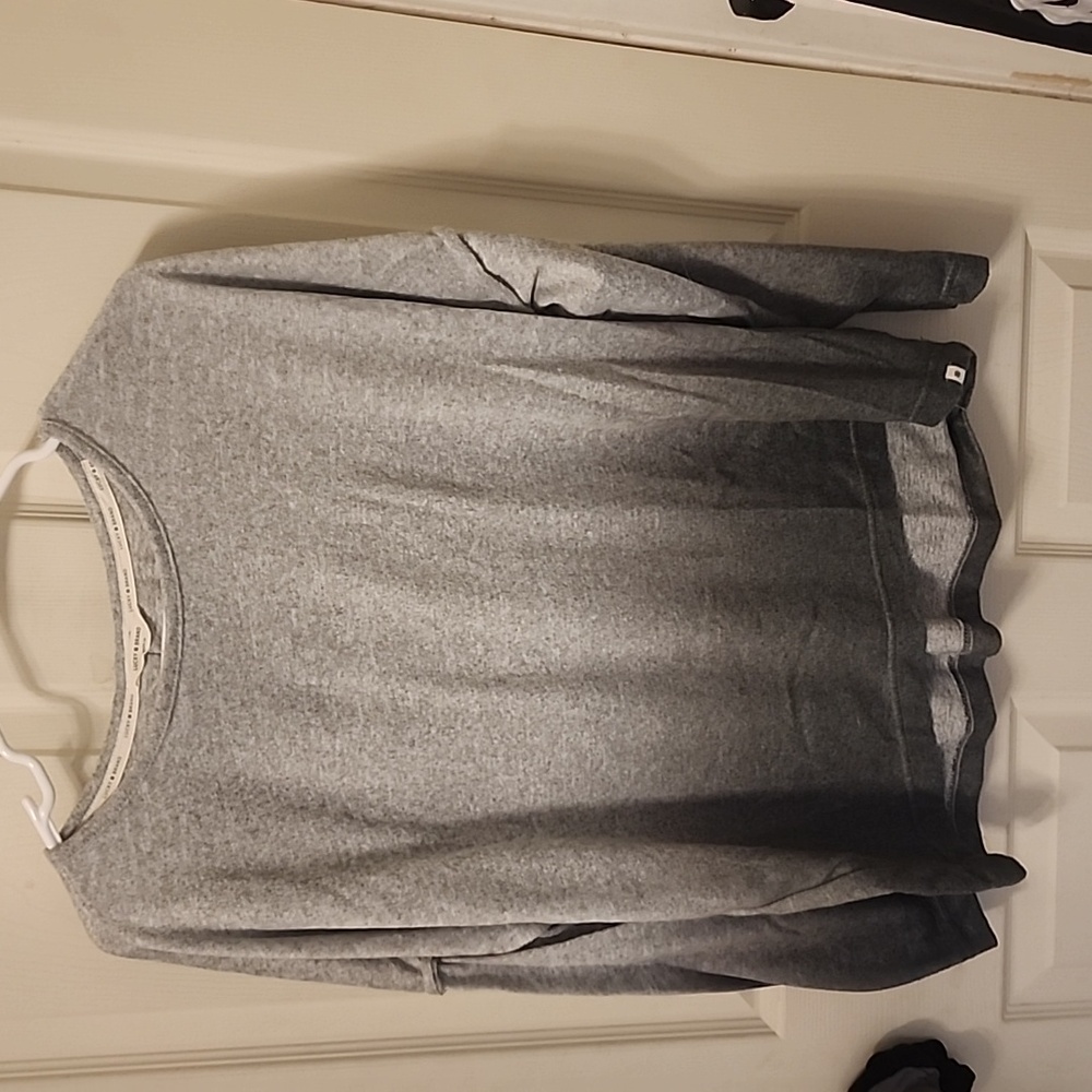 Lucky Brand Grey and green ombre sweater